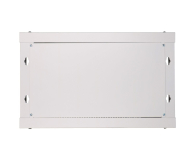 Extralink Szafka wisząca rack 6U 600x600 szara szklane drzwi EX.8567 - 484936 - zdjęcie 5